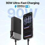 Load image into Gallery viewer, NOBIS Portable Charger 20000mAh 90W Power Bank w/Detachable Cable
