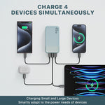 Load image into Gallery viewer, Nobis Power Bank Portable Charger,20000mAh 45W PD QC 3.0 Fast Charging Battery Pack,with LED Display,2 USB-C,2 USB-A for iPhone 15 14 13,Tablet, MacBook, Galaxy, iPad, Black