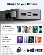 Load image into Gallery viewer, NOBIS Power Bank 45W 20000mAh Portable Charger with Detachable Cable