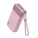 Load image into Gallery viewer, NOBIS 20000mAh Power Bank for Laptops, 65W PD Power Bank With digital display & detachable C to C cable for phones, Samsung tablets, headphones etc.