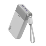 Load image into Gallery viewer, NOBIS 20000mAh Power Bank for Laptops, 65W PD Power Bank With digital display &amp; detachable C to C cable for phones, Samsung tablets, headphones etc.