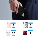 Load image into Gallery viewer, NOBIS 20000mAh PoNobis for Magsafe Battery Pack 10000mAh, Dual-foldable Wireless Magnetic Power Bank with LED Display Magnetic Portable Charger 22.5W PD Fast Charging Type C In&amp;Out for Phone 16 S25