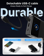 Load image into Gallery viewer, NOBIS Portable Charger 187W 25000mAh Power Bank w/Smart Display APP